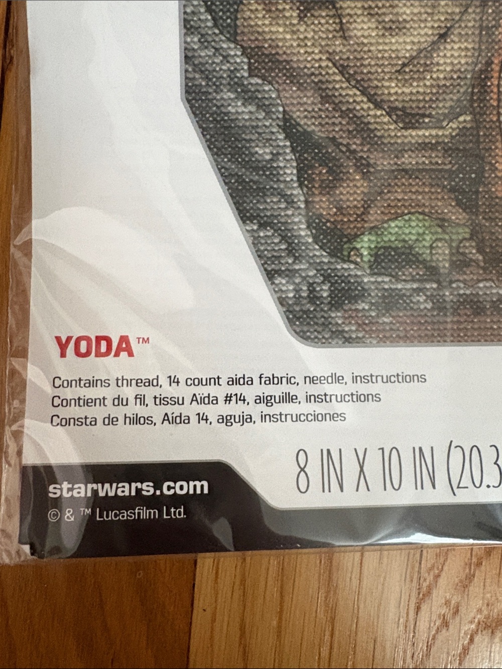 Star Wars Yoda Cross Stitch Kit - Picture 3 of 4